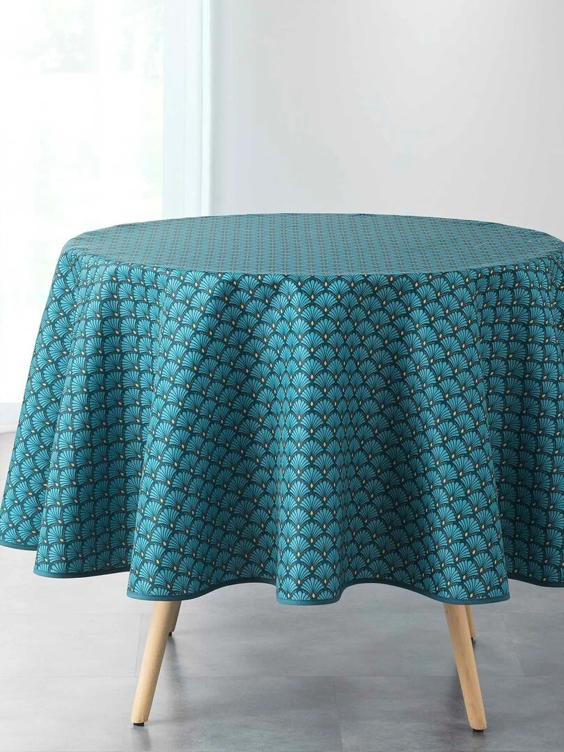 Nappe ronde Artchic Bleu
