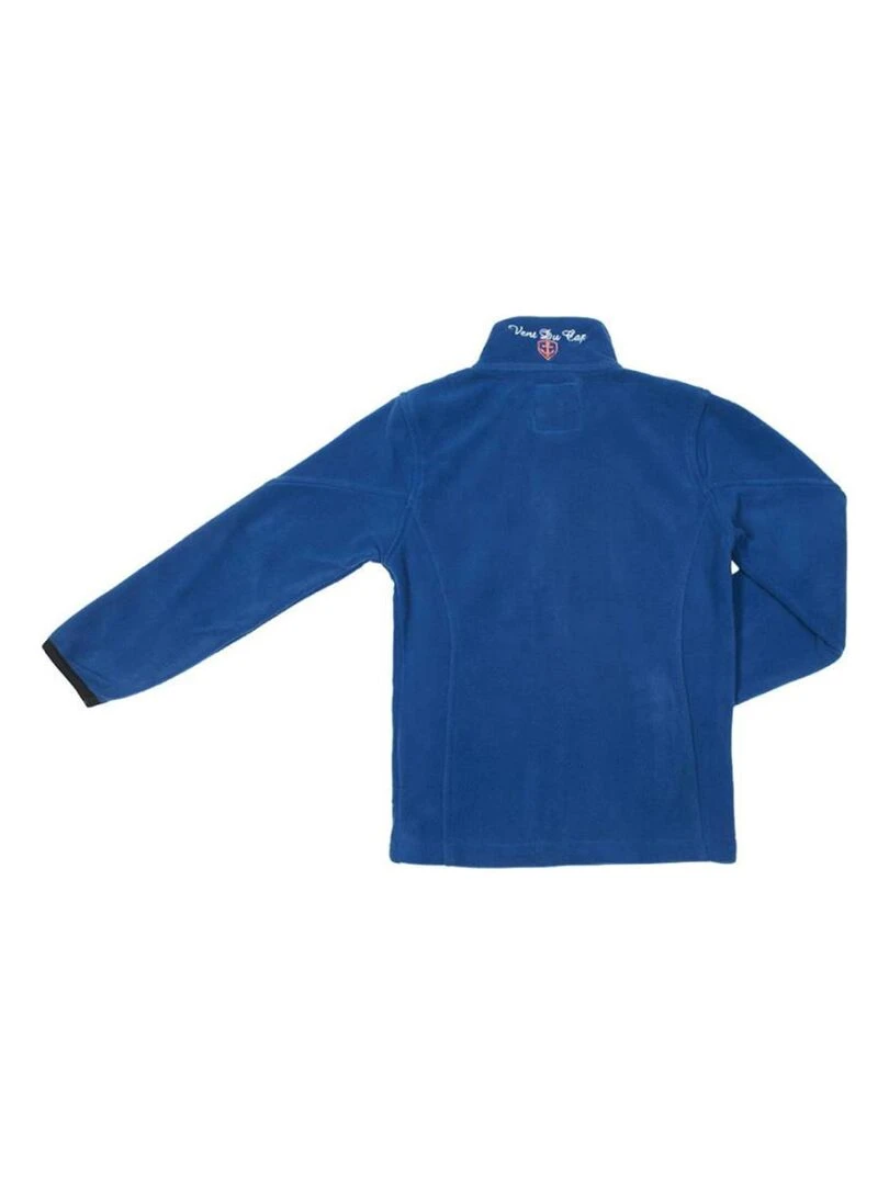 Blouson polaire fille GALICEA VENT DU CAP Bleu