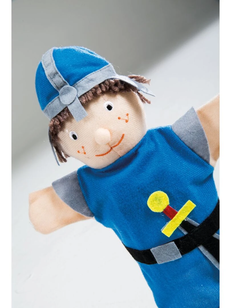 ROBA Ensemble de 4 Marionnettes à Main en Tissu et Feutre   Licorne Princesse Dragon Chevalier   N/A