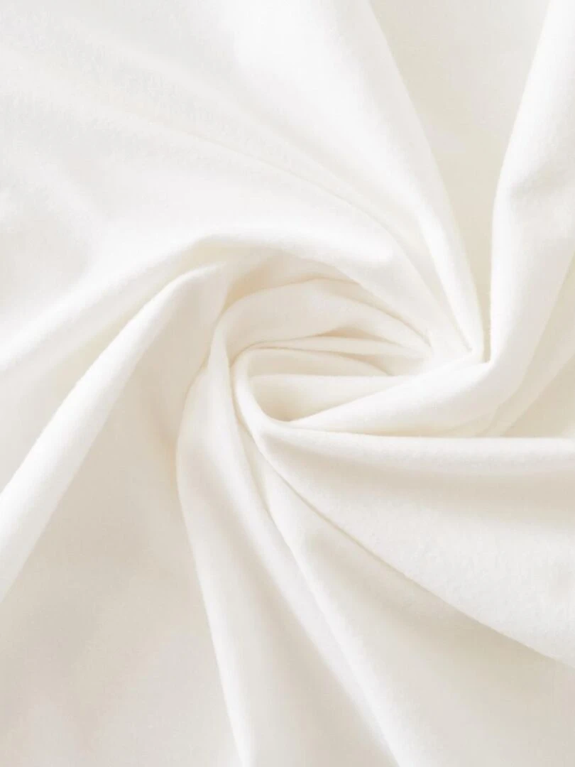 Future Home   Protège matelas anti acariens et absorbant en coton bonnets 27 cm   Blanc