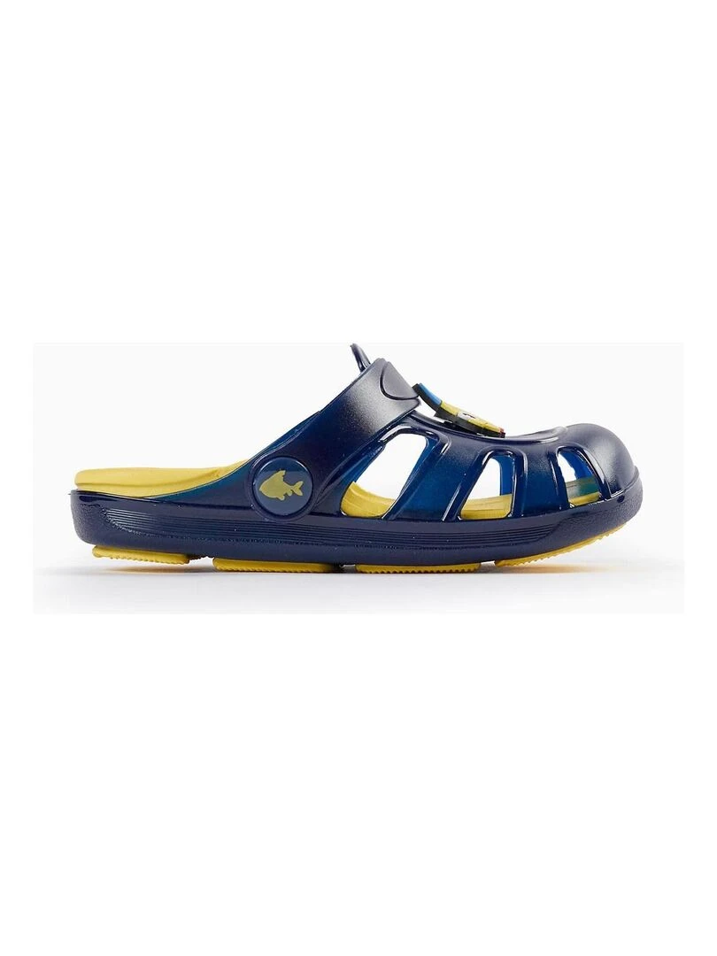 Sandales Clogs pour Bébé Garçon 'Poisson Délicieux' Bleu foncé