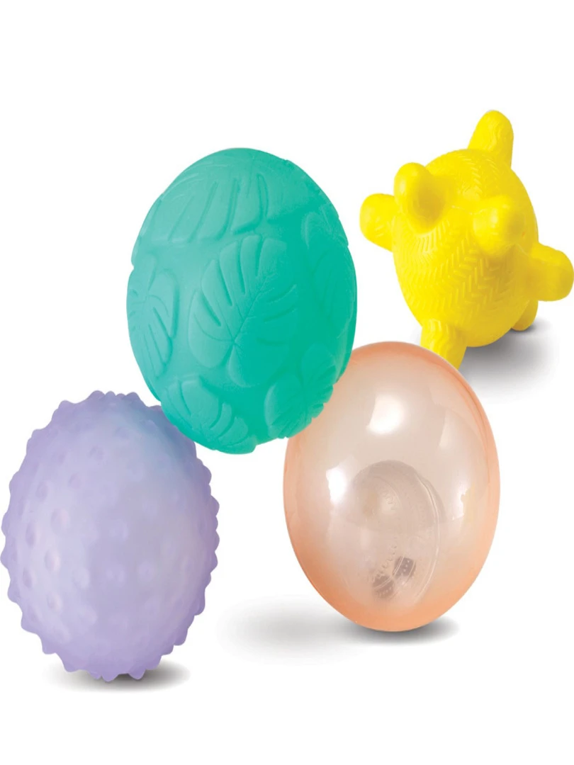 Coffret 4 balles sensorielles lumière et son N/A