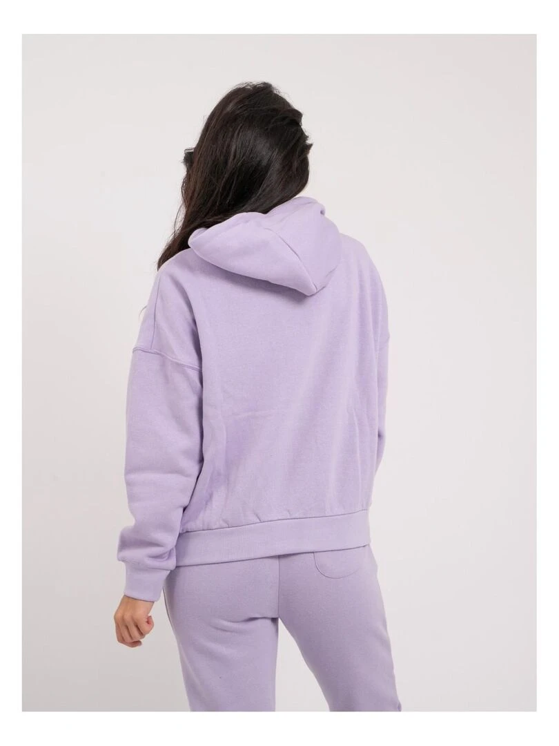 Sweatshirt capuche YLONA Violet clair