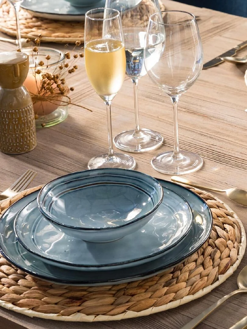 Set de table en jacinthe   Beige clair