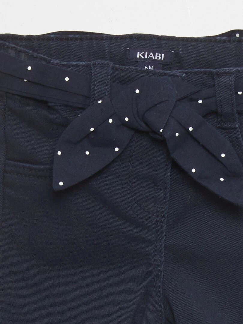 Pantalon slim Bleu marine
