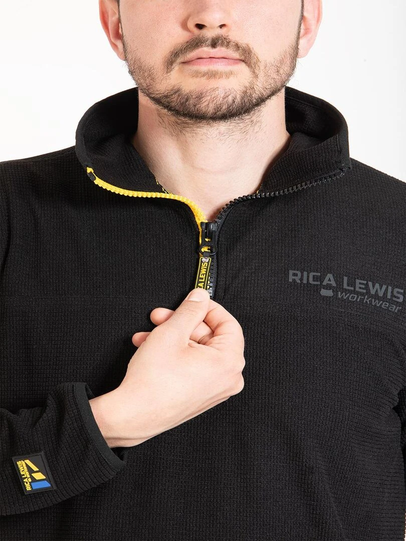 Sweat en polaire gauffrée WISP 'Rica Lewis'   Noir