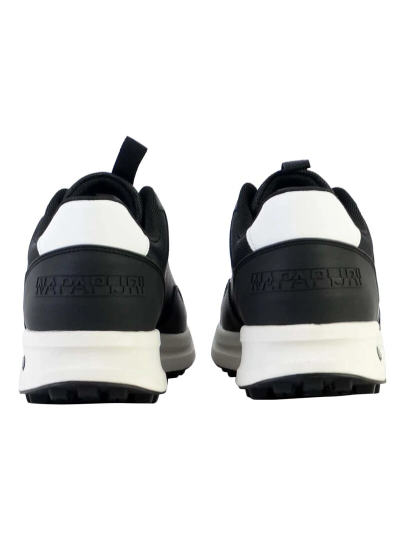 Basket Cuir Napapijri Slate   Noir