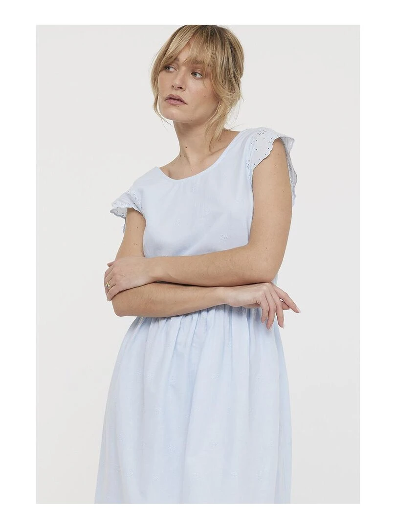 Lee Cooper   Robe sans manches coton  LYA   Bleu gris