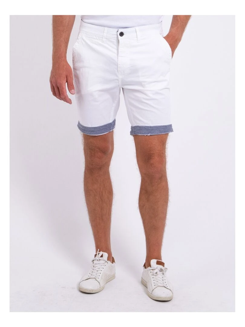 Bermuda chino BAZY Blanc