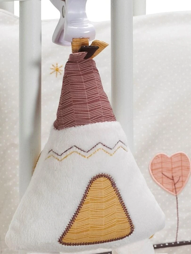 Jouet d'activités enfant Tipi en velours blanc SAUTHON Blanc