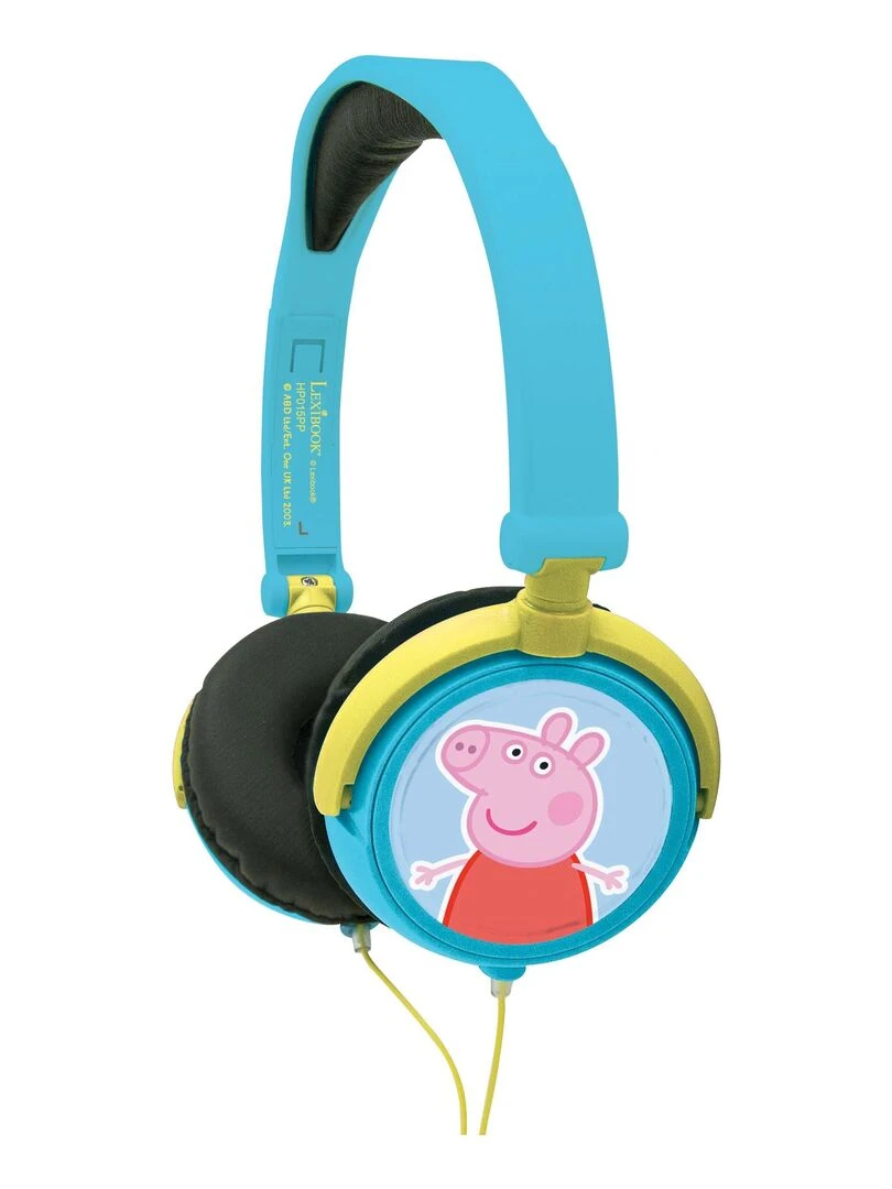 Casque Stéréo Filaire Pliable Pour Enfants Avec Limitation De Volume D'écoute Peppa Pig N/A