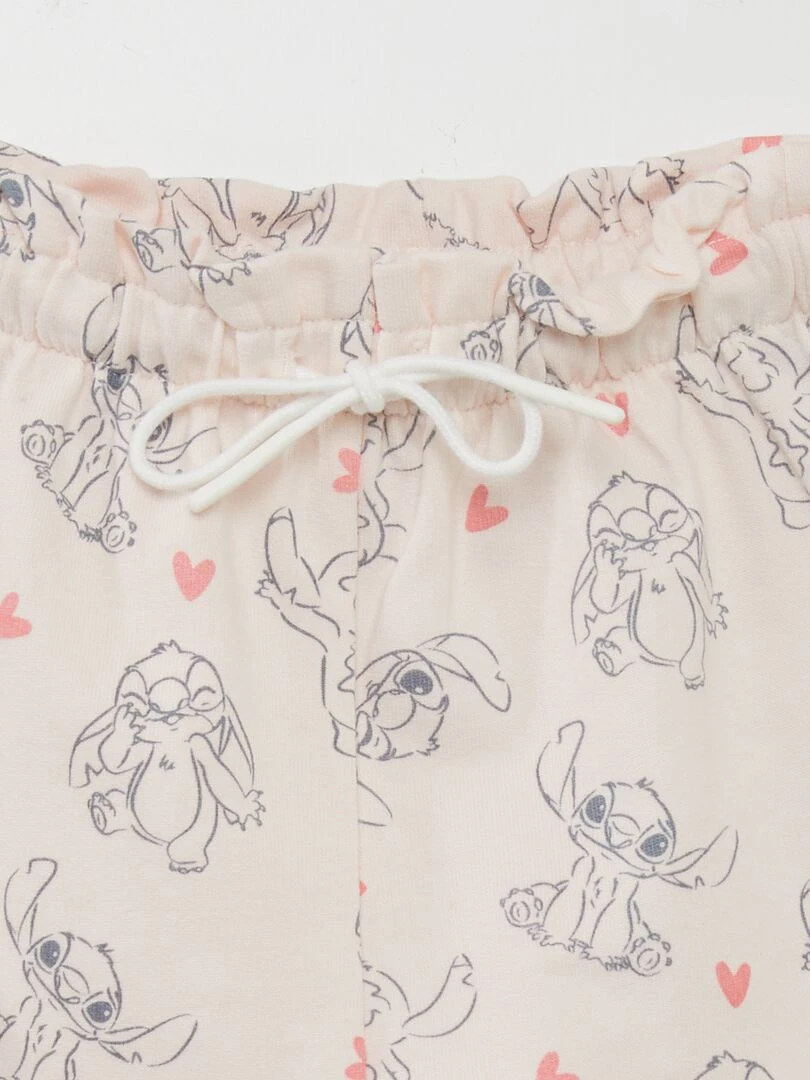 Pantalon all over 'Stitich'   Rose stitch