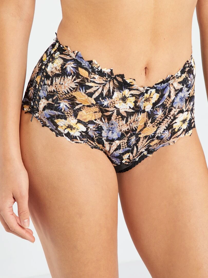Culotte en dentelle Arum 'Sans Complexe' Noir