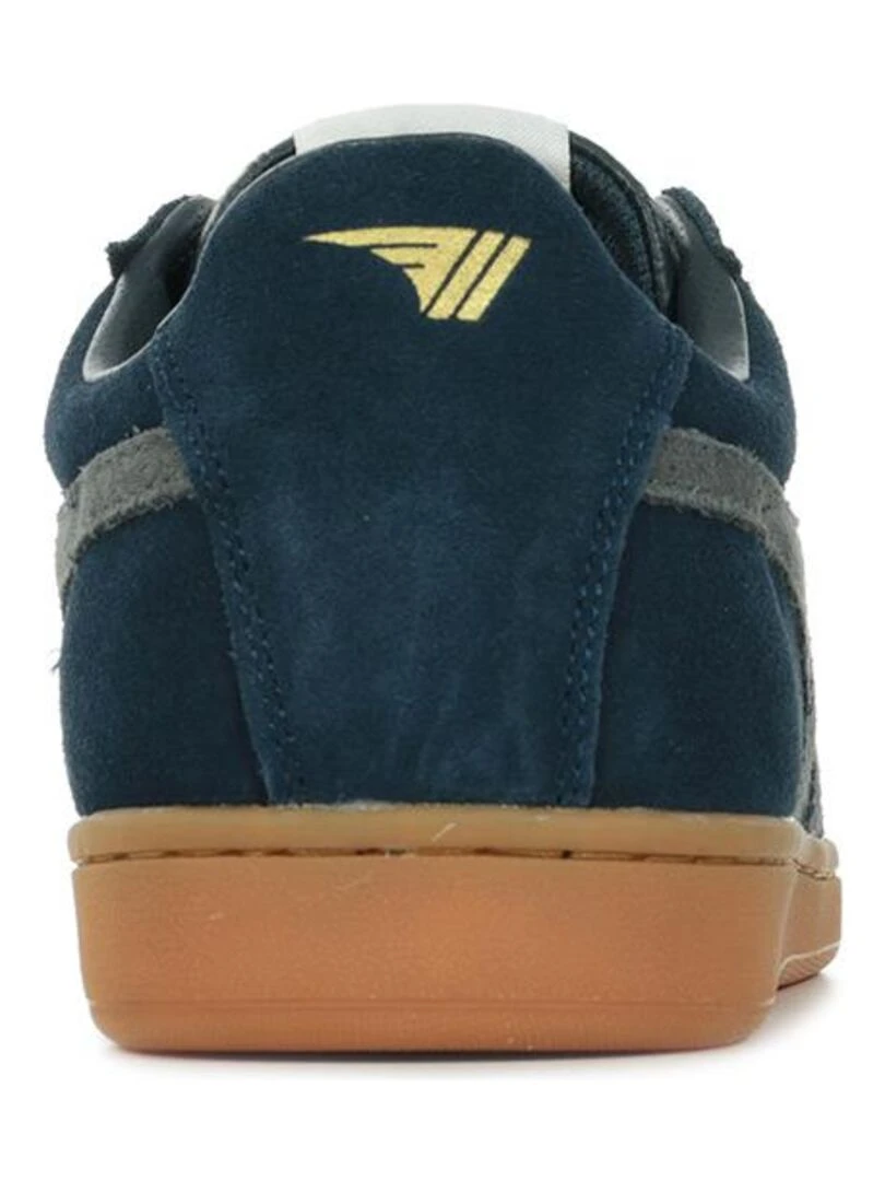 Baskets Gola Harrier Leather   Blanc Vert