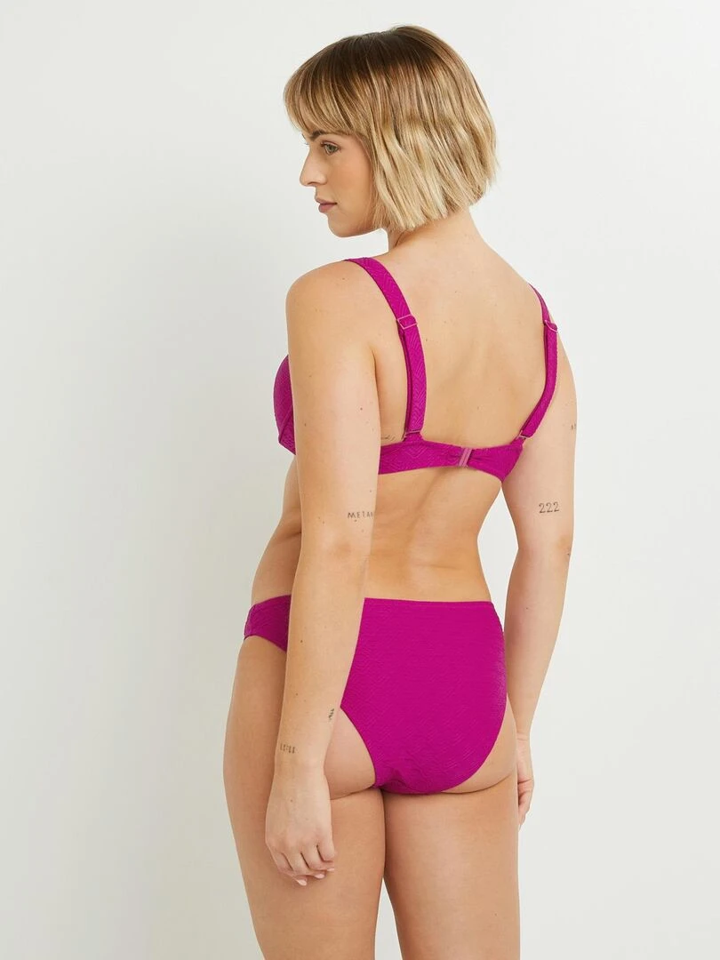 Maillot de bain culotte midi Murmure   RougeGorge Lingerie   Rose
