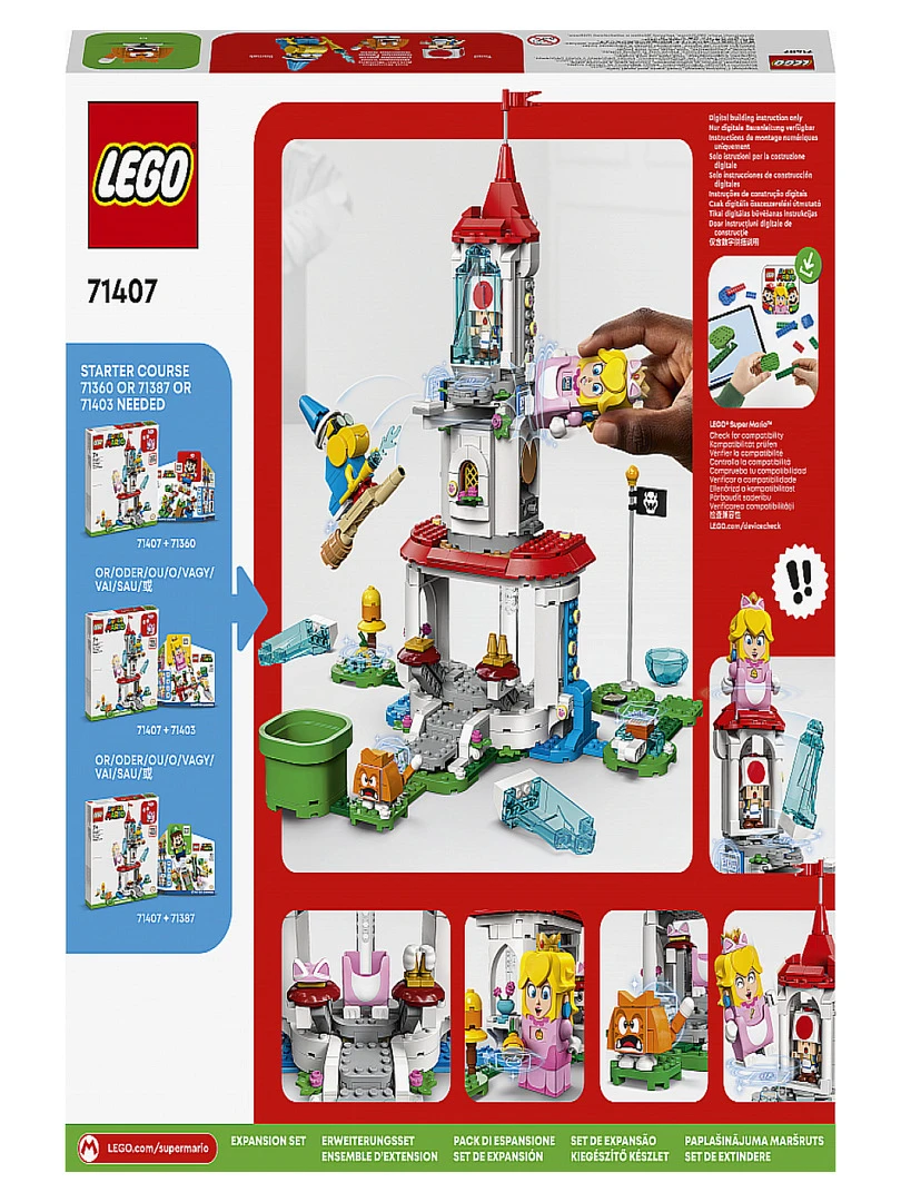 71407 Ensemble Dextension La Tour Gelée Et Le Costume De Peach Chat   N/A