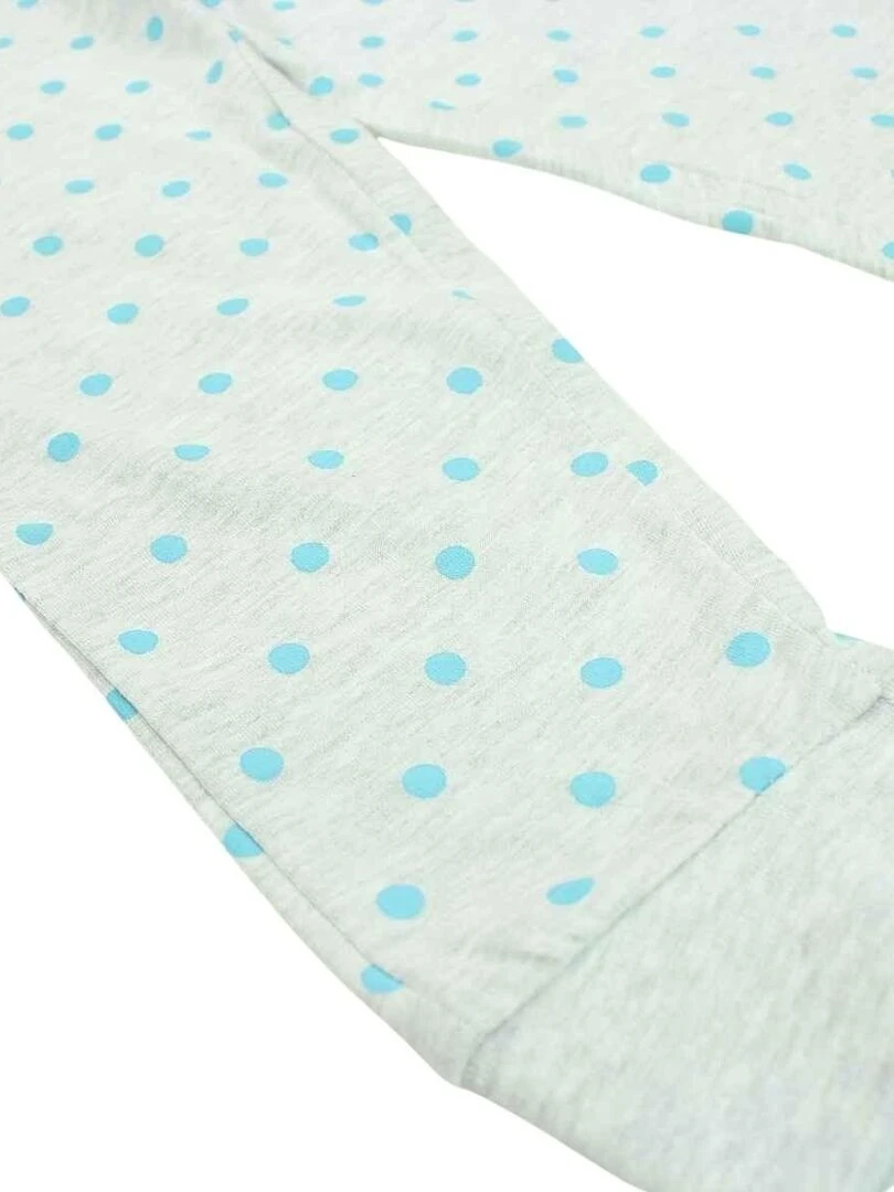 Disney   Pyjama fille imprimé La Reine Des Neiges en coton   Gris