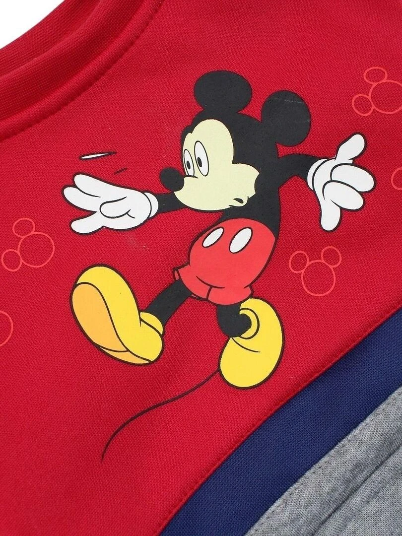 Disney   Sweat garçon imprimé Mickey   Rouge
