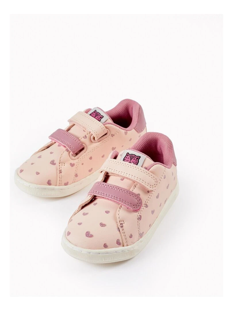 Chaussures pour bébé fille 'Hearts' GREAT GOALS GREAT WORLD Rose foncé