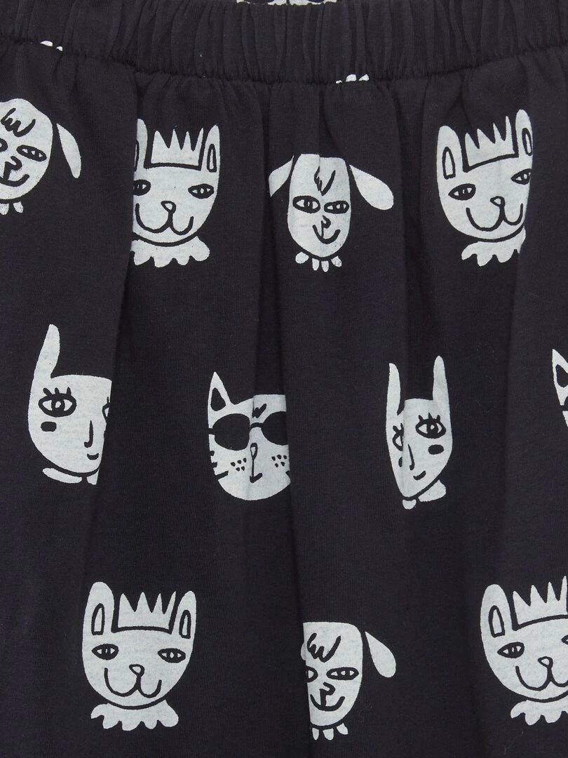 Jupe patineuse X Little Bad Wolf   Noir