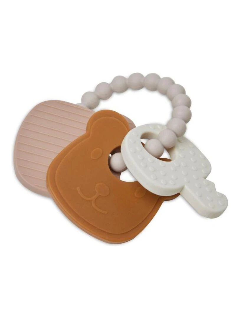 Anneau de dentition en Silicone Teddy Bear Marron