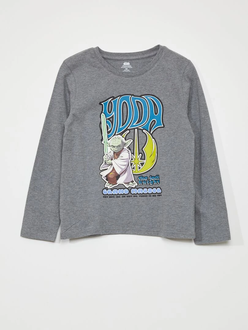 Ensemble pyjama 'Yoda' 'Star Wars'   2 pièces   Gris