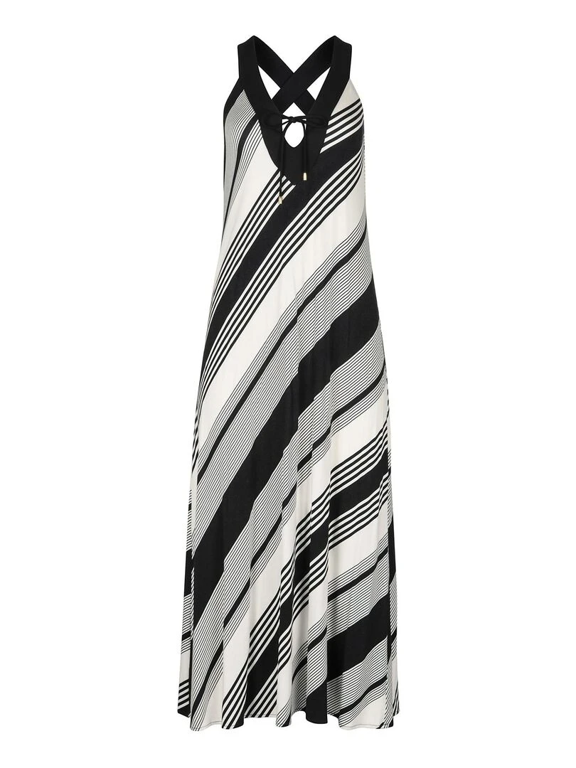 Robe longue estivale Quinby   Noir