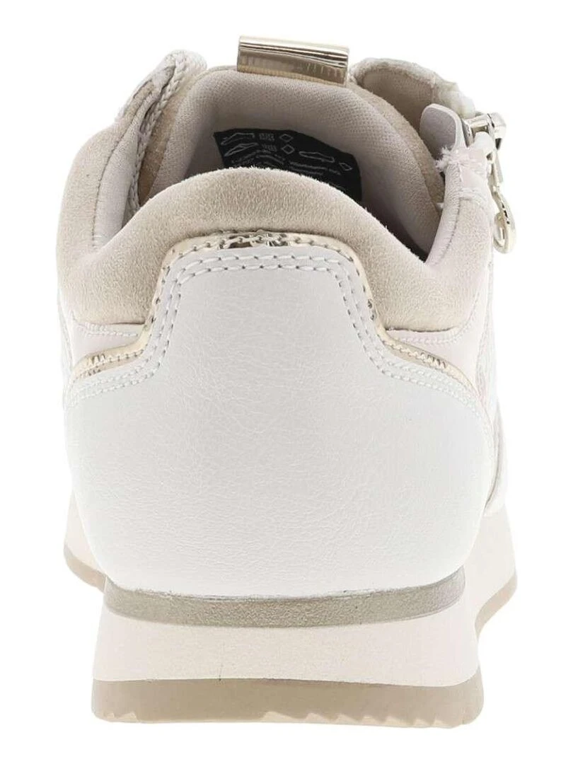 TAMARIS   Baskets basses   Blanc cassé