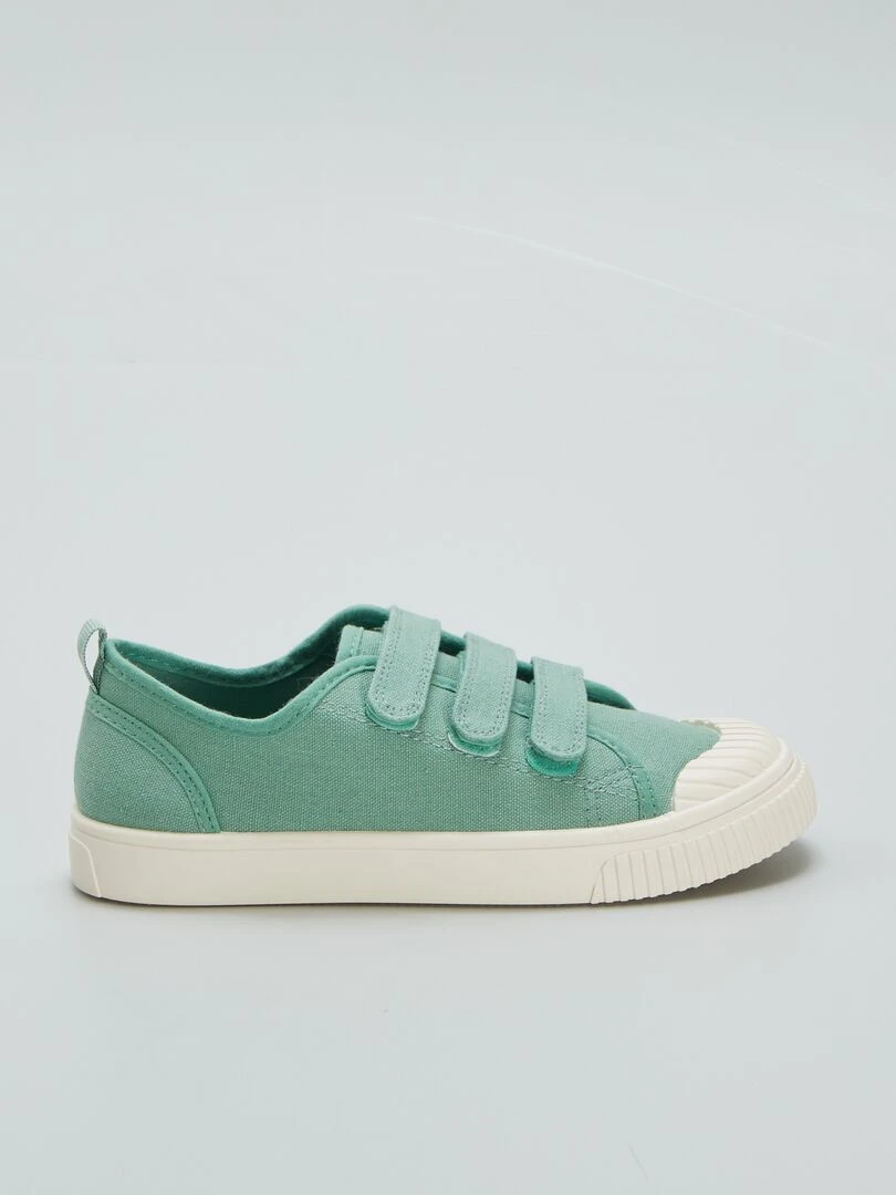 Baskets basses 3 scratchs Bleu
