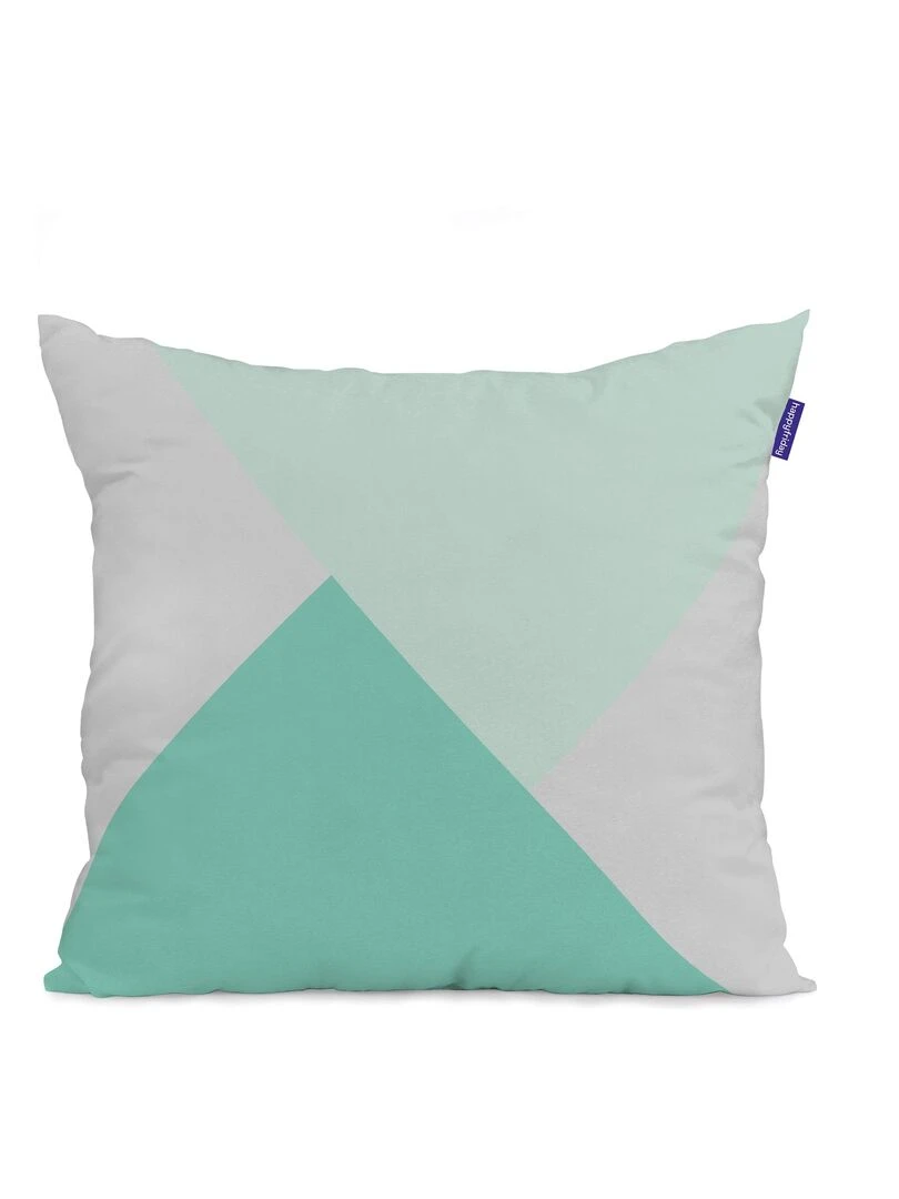 Housse de coussin Valley "Happyfriday" Blanc