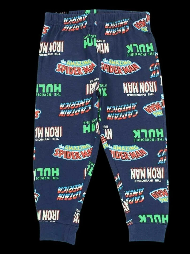 Avengers   Pyjama garçon imprimé Avengers en coton   Rouge