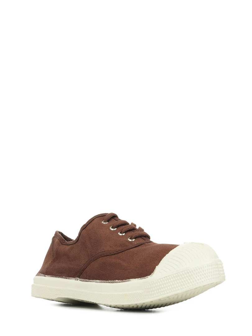 Baskets Tennis Lacets Bordeaux