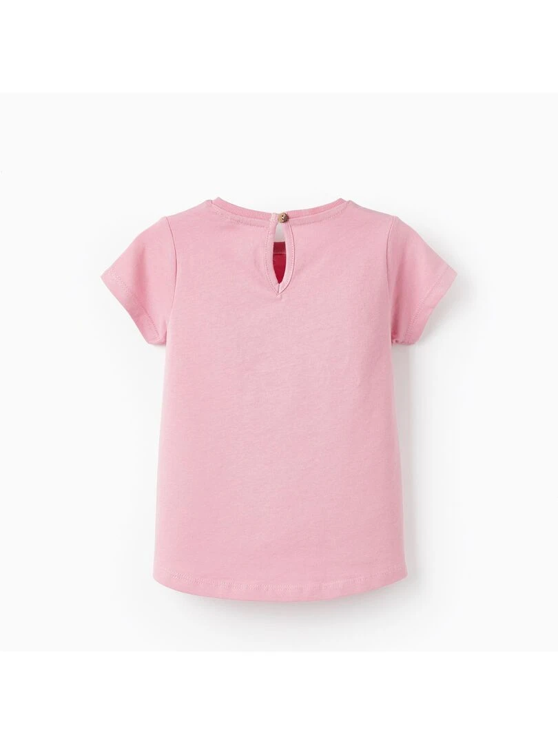 T shirt à manches courtes pour bébé fille 'Follow The Sun' manches courtes THE WAVE TRIBE Rose clair