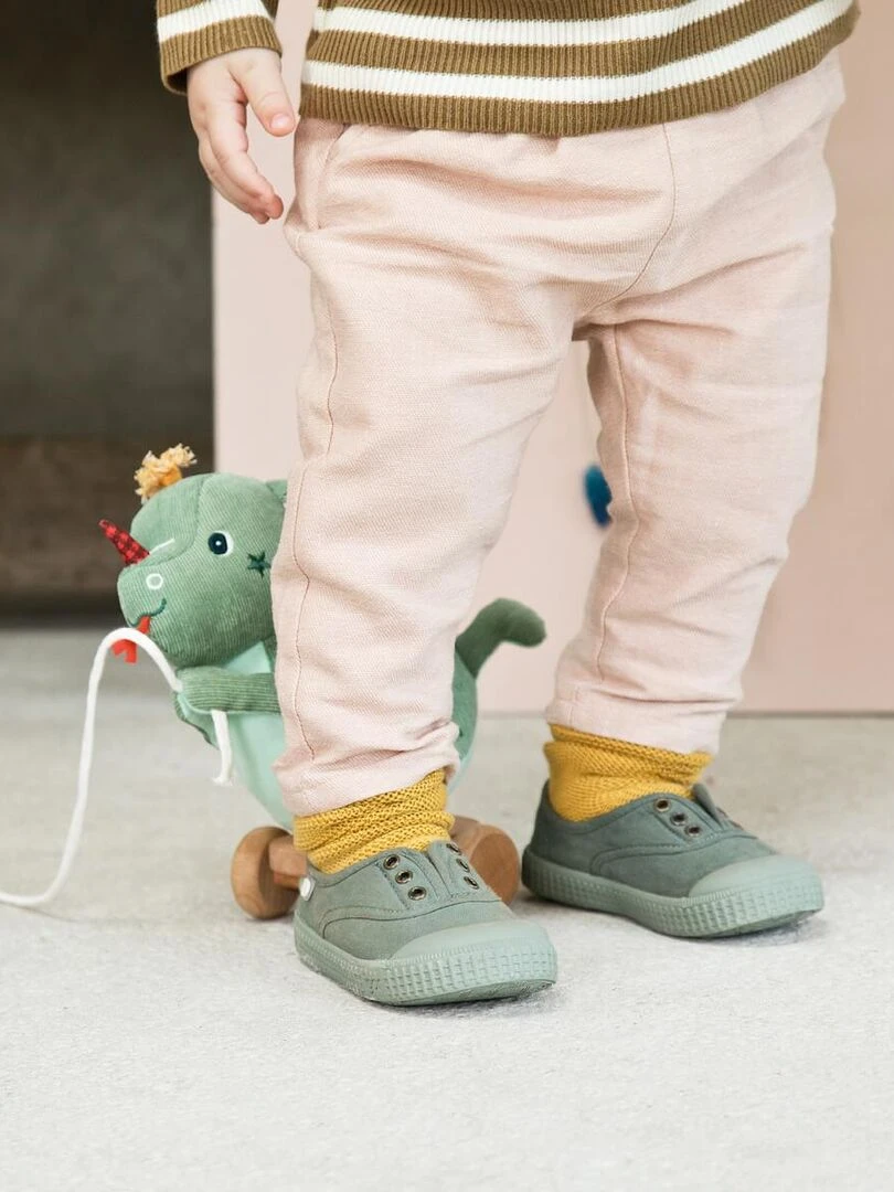 Jouet à tirer JOE Lilliputiens   Vert d'eau