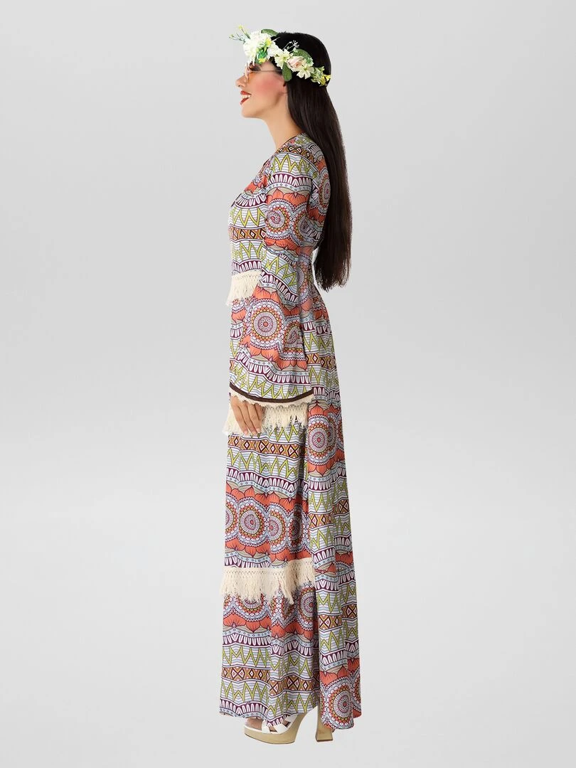 Robe de déguisement 'Hippie' Blanc