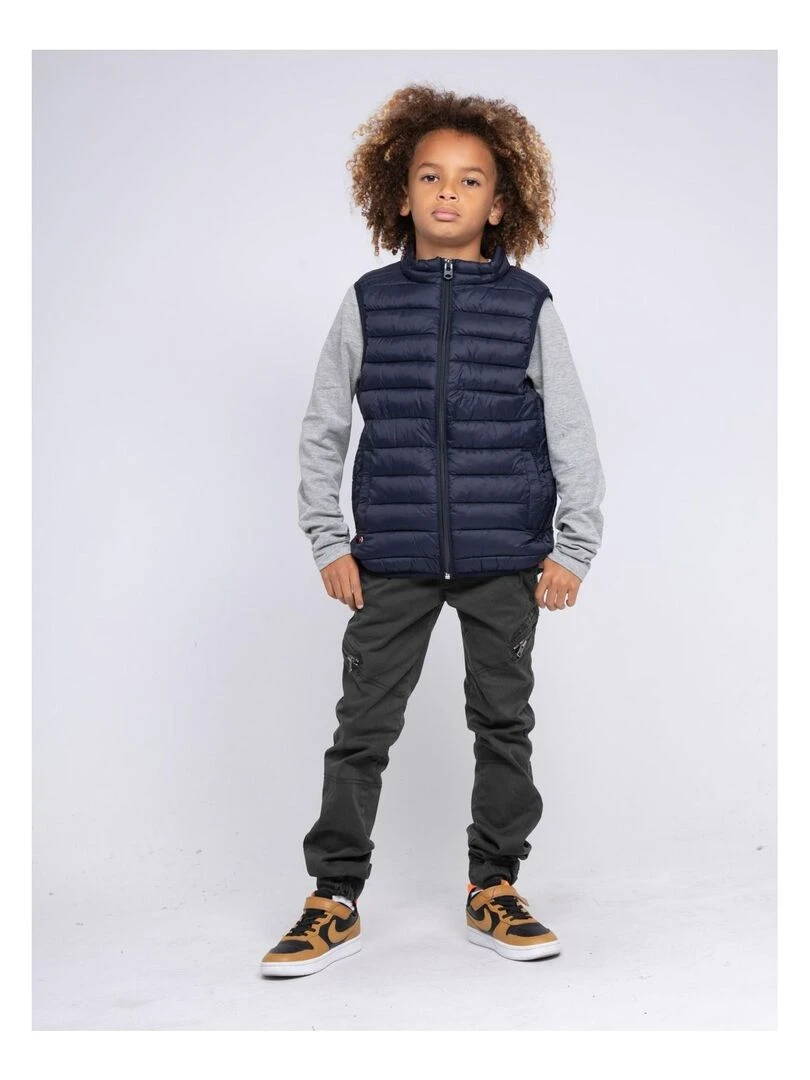 Doudoune légère ZERNES BOY   Bleu marine