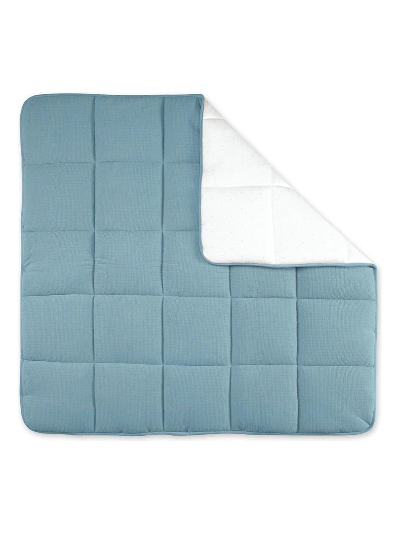 Bemini Tapis de parc et jeu Pady tetra jersey et jersey Bleu foncé