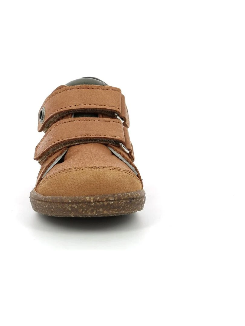 Sneakers hautes Cuir Washan   Marron