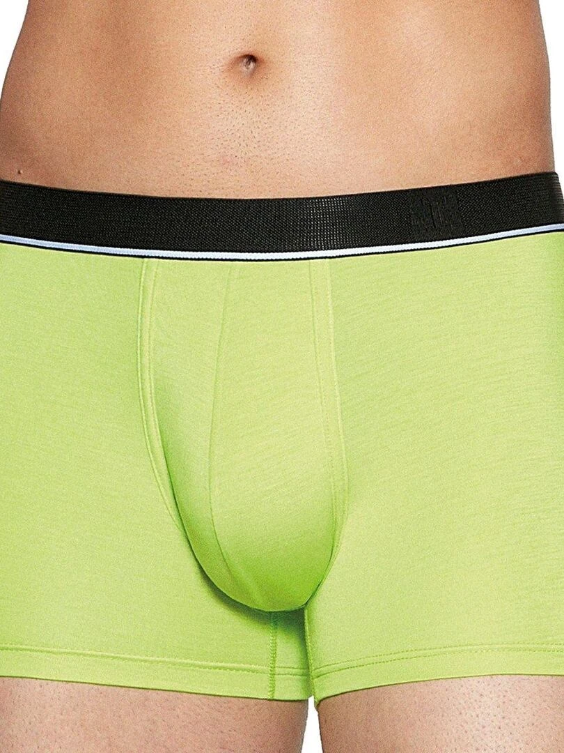 Pack de 2 boxers unis en fibre lyocell I am Global Vert