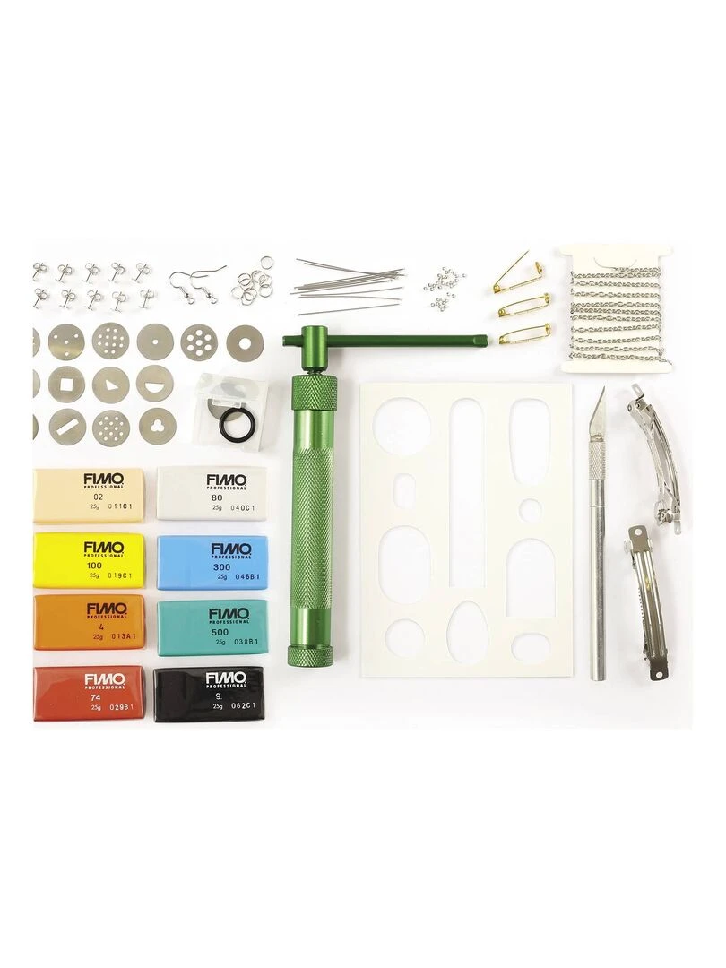 Coffret DIY bijoux Line Art en pâte polymère   N/A