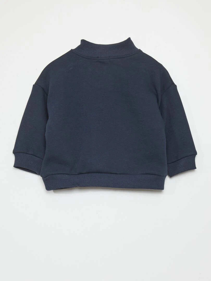 Sweat col camionneur   Toujours + de douceur   Marine