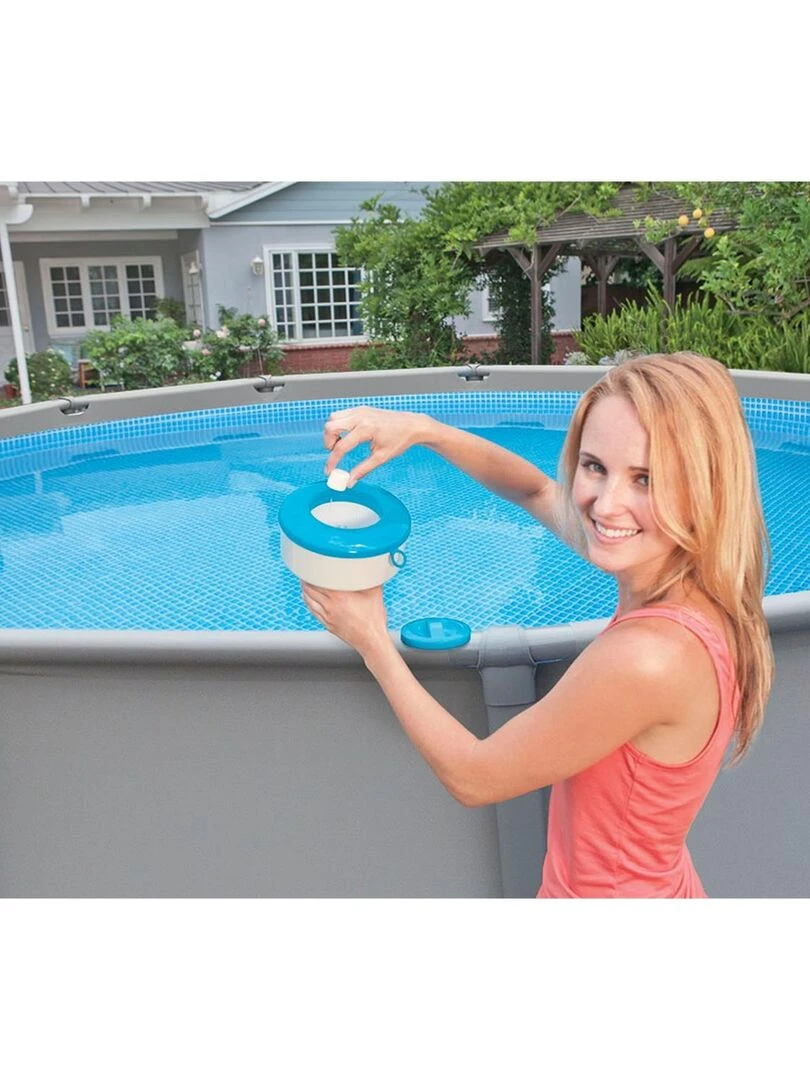 Doseur de chlore flottant 17 8 cm   N/A