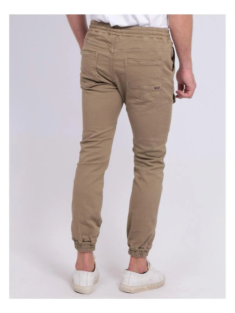 Pantalon battle molleton CLOGO Beige