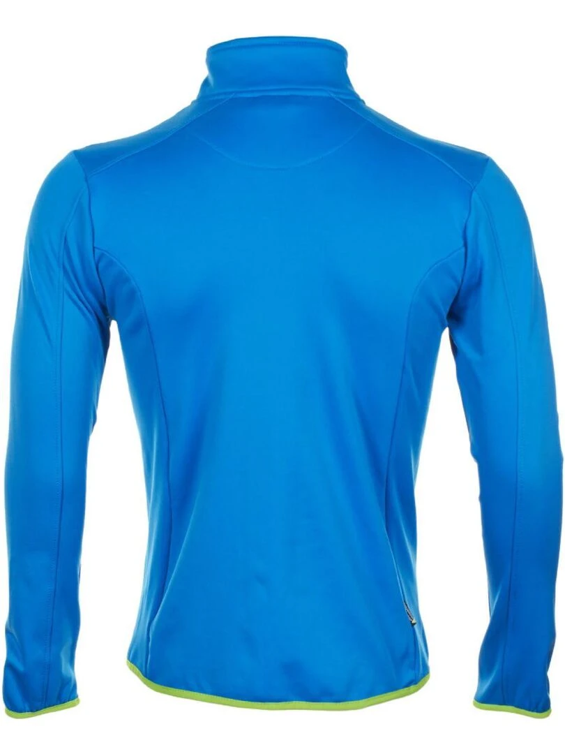 Blouson polar shell homme CLIMATE PEAK MOUNTAIN Bleu