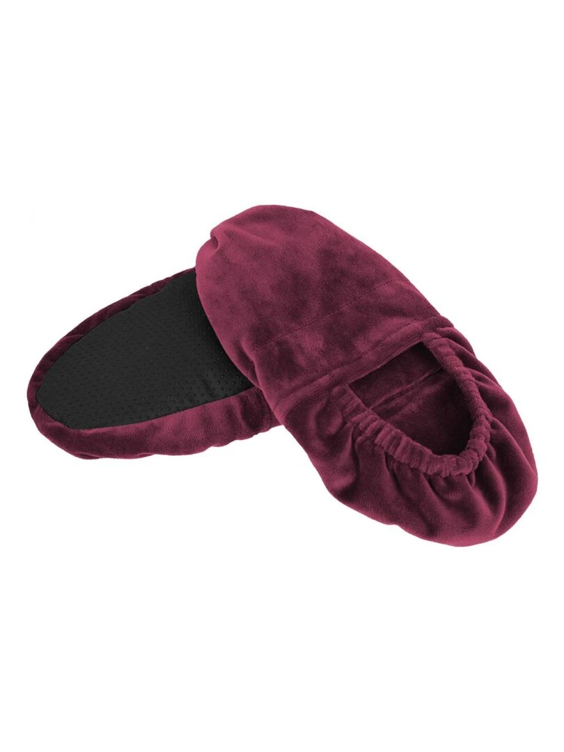 Chaussons chauffants universels   Vivezen   Violet