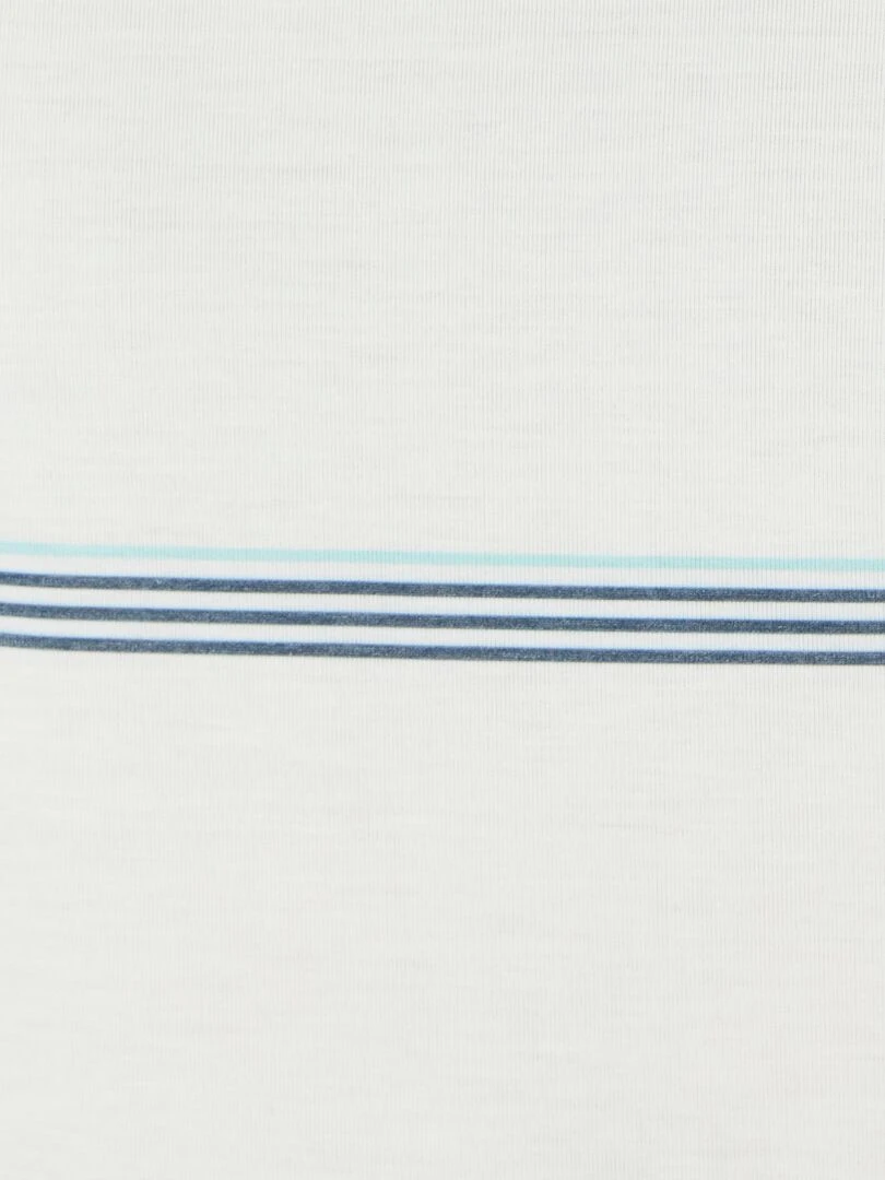 Tee shirt rayé maille Climatyl   Damart   Blanc