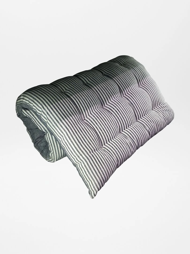 Matelas de sol rayé   bleu