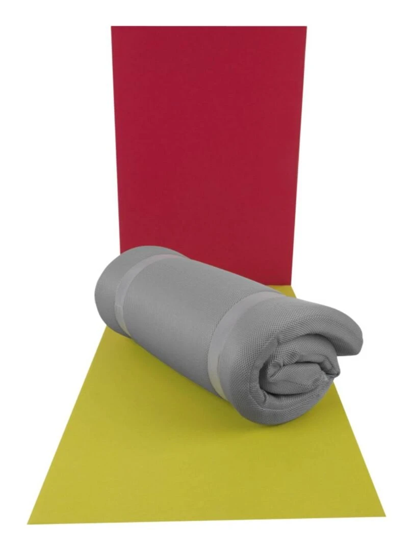 Matelas pour lit parapluie 60x120x5 cm lit de Voyage facile à transporter et respirant Gris