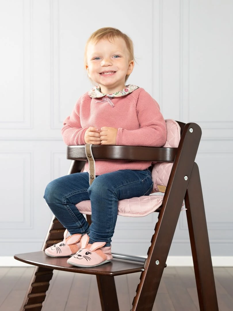 ROBA Chaise Haute Évolutive "Sit Up III"   En Bois Véritable   À Partir De 6 Mois   Marron