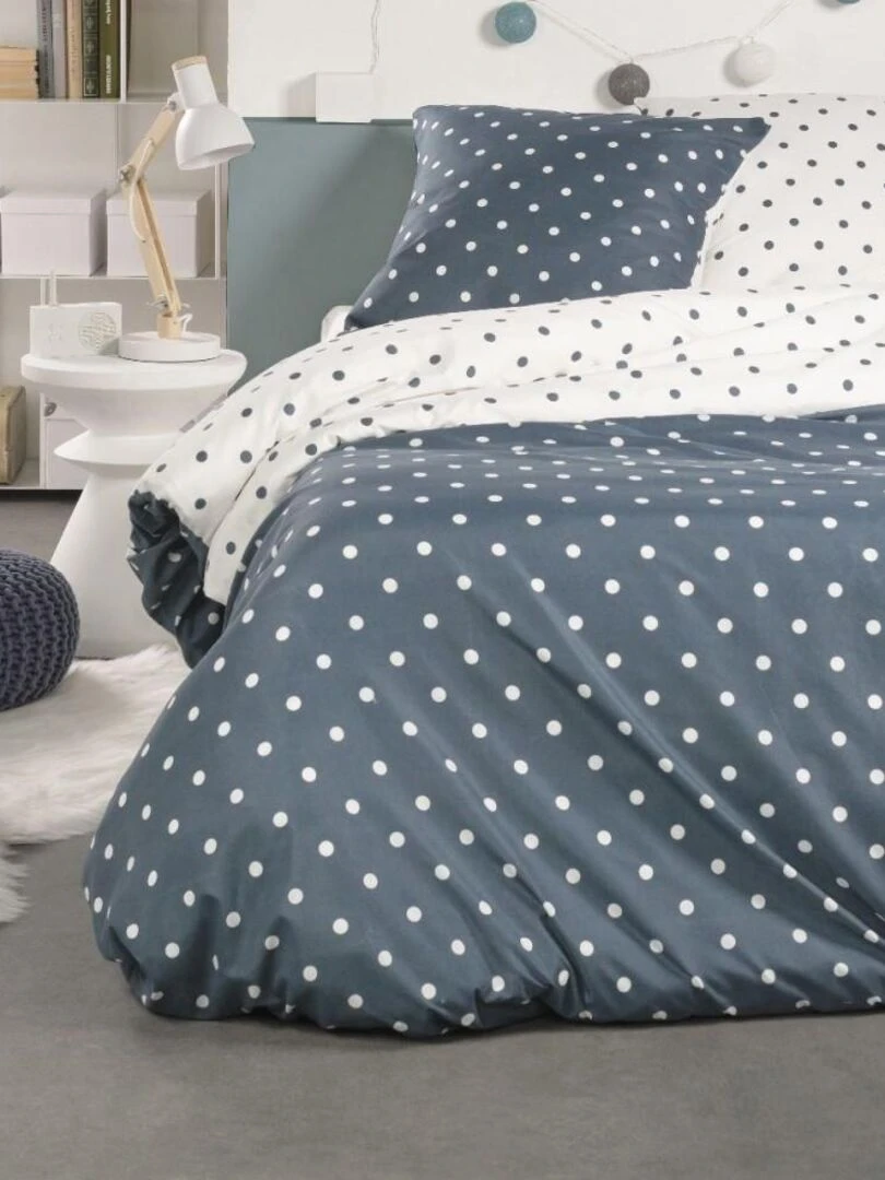 Housse de couette 220x240 Crazy 3.9 + 2 taies Blanc